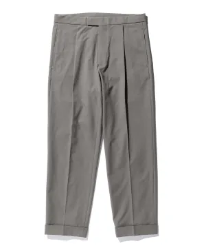 1-Pleat Polyester Chambray Travel Pants