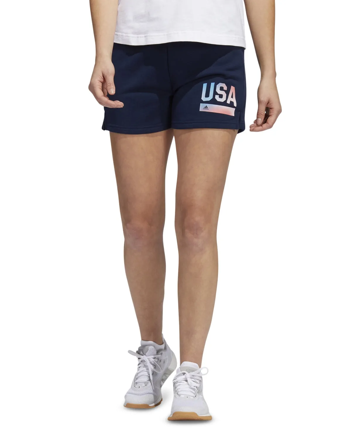 adidas Women's Multi Sport Shorts Blue Size Large