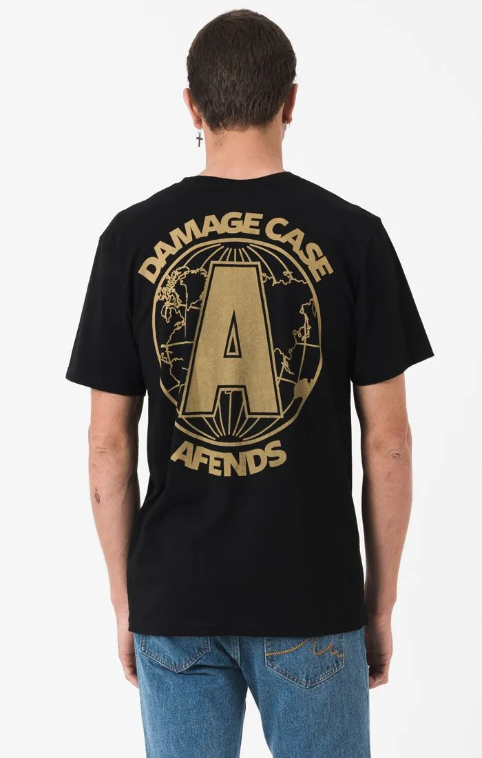 Afends Mens Damage Case - Standard Fit Tee