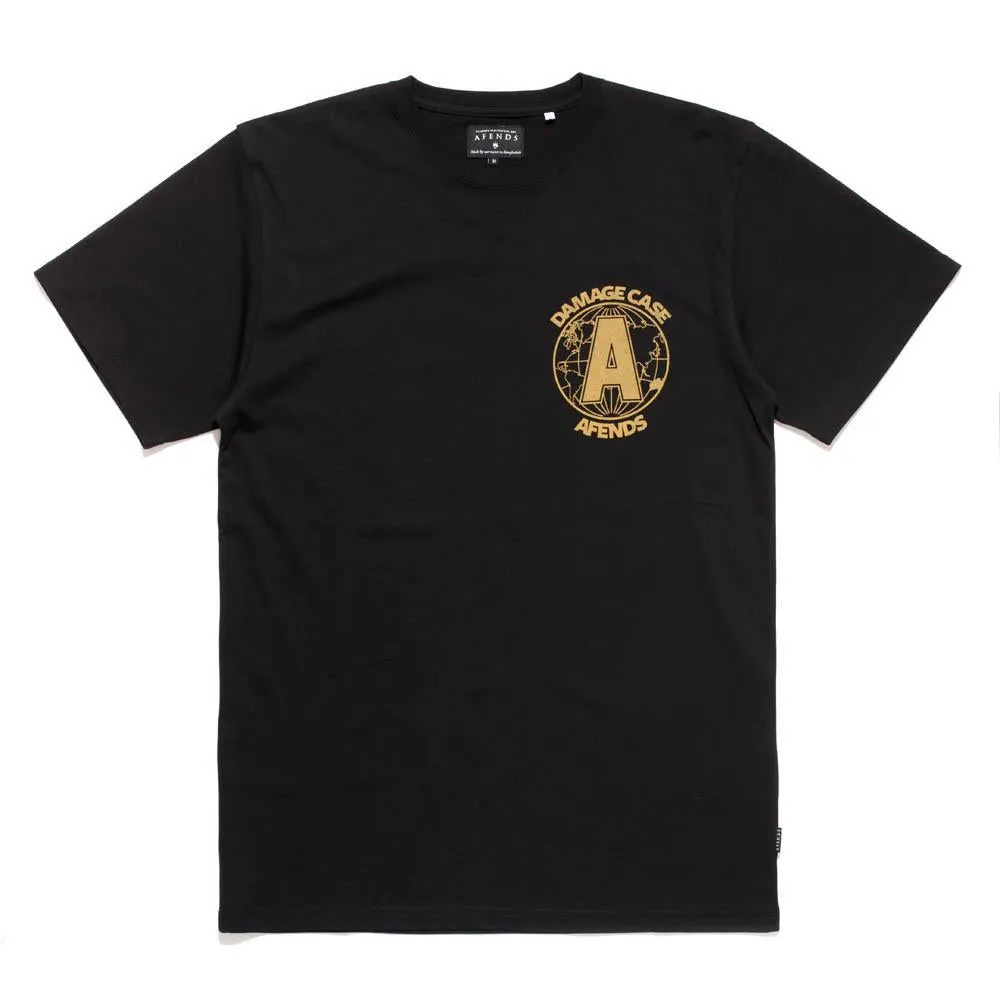 Afends Mens Damage Case - Standard Fit Tee