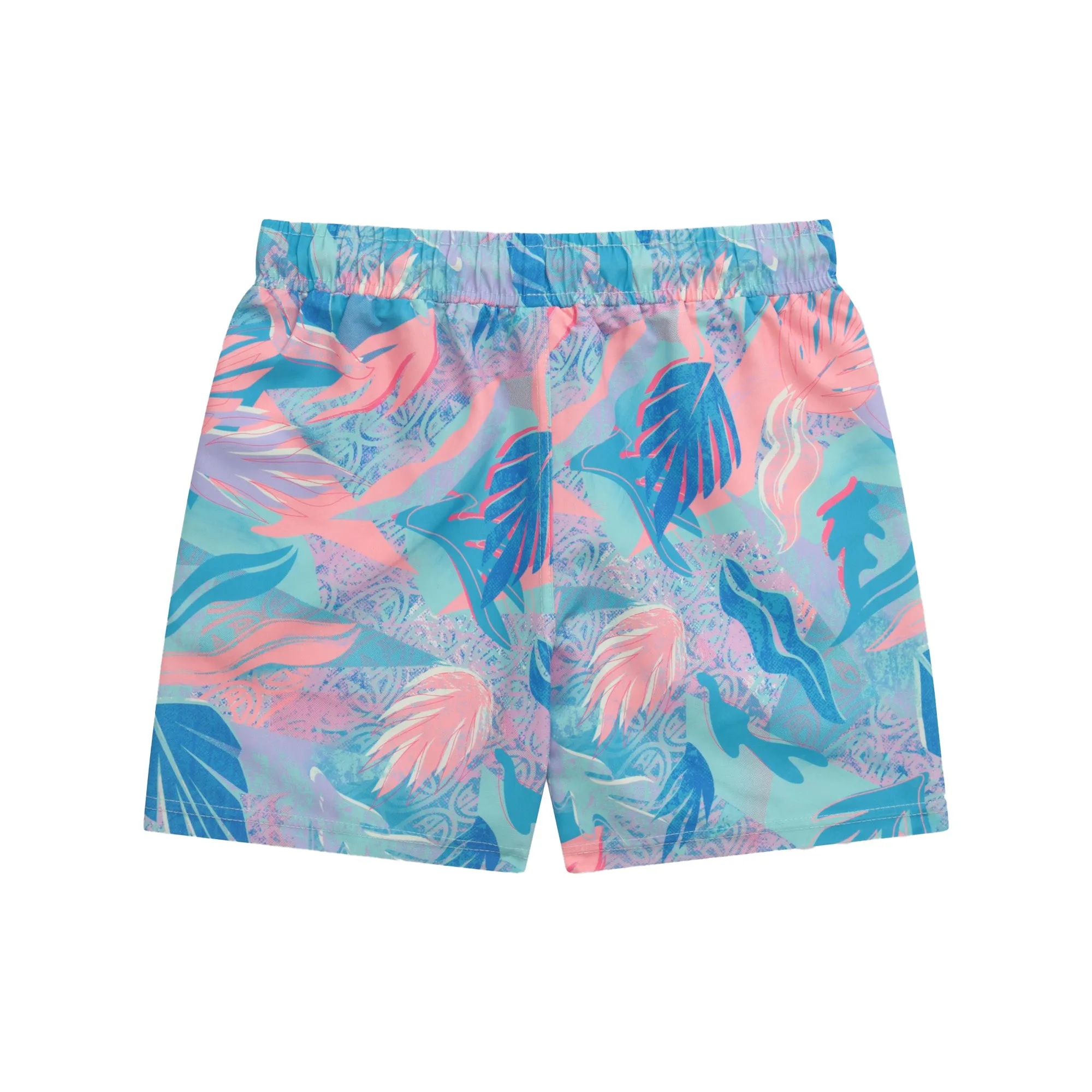 Animal Childrens/Kids Jetsetter Leaf Print Recycled Boardshorts