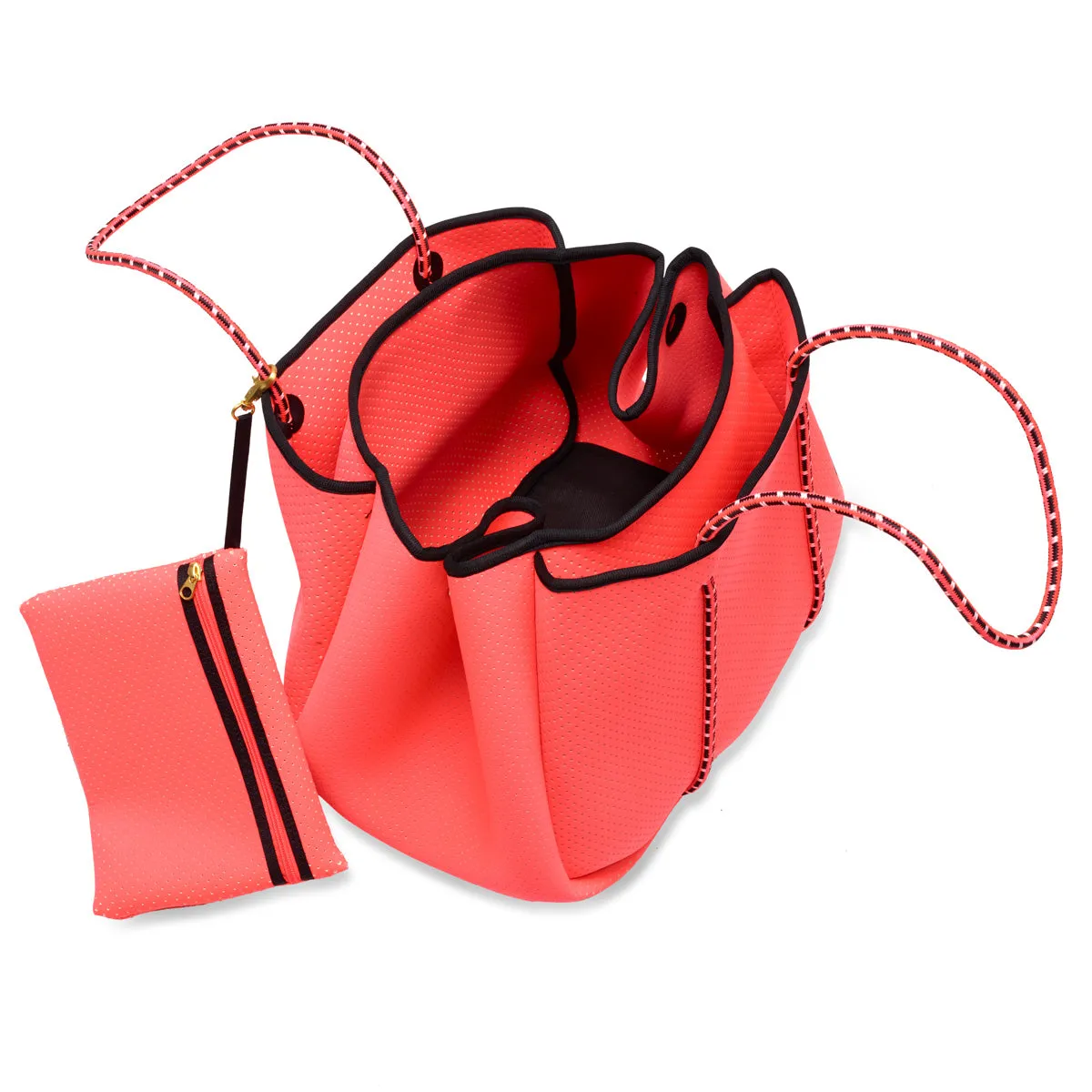 ANNABEL INGALL - Sporty Spice Neoprene Tote in Tangerine