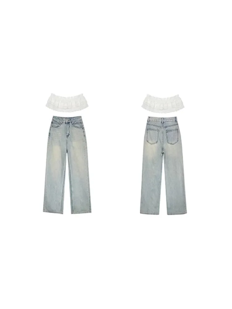 Apron wide-legged pants【s0000007523】