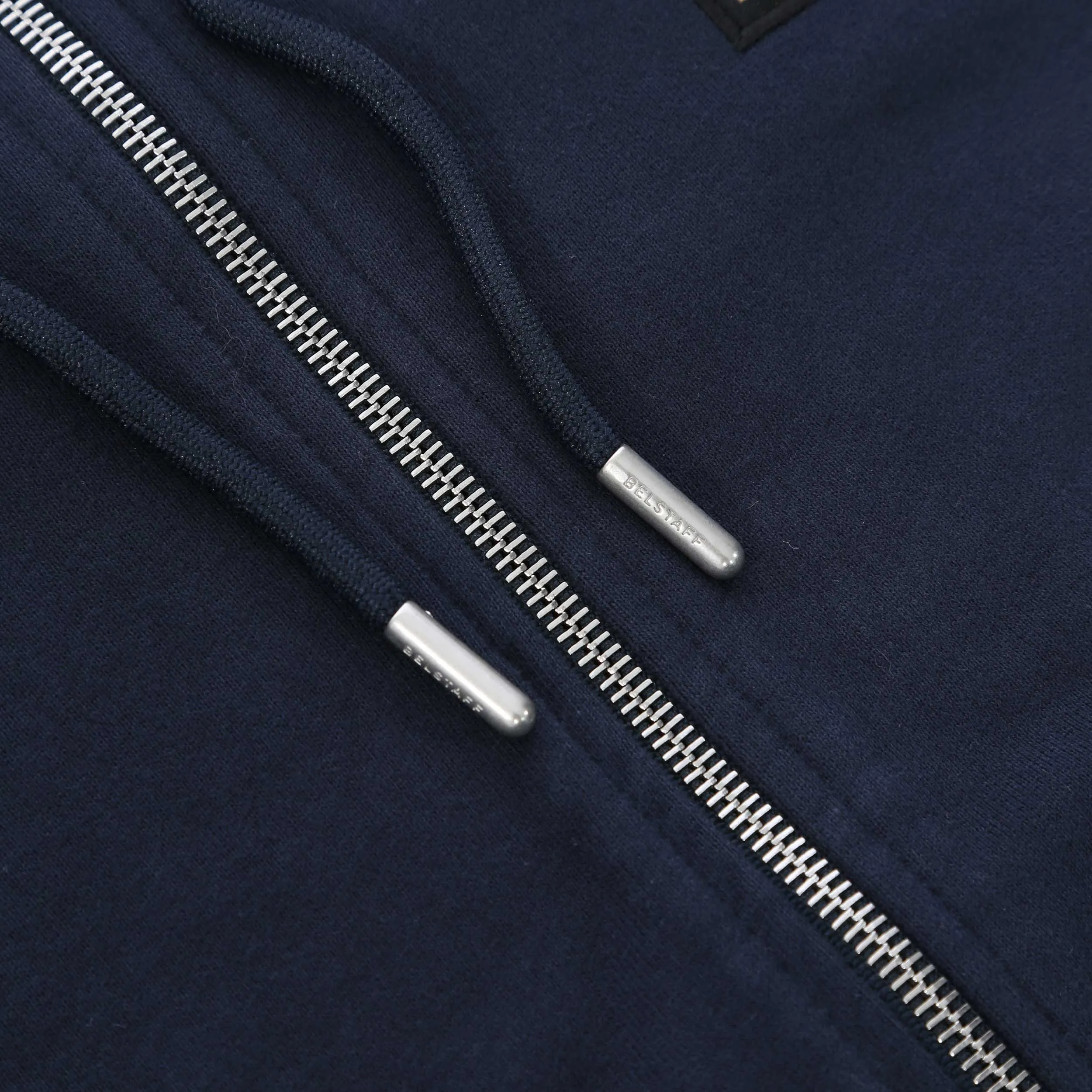 Belstaff Full Zip Hoodie Sweat Top in Navy