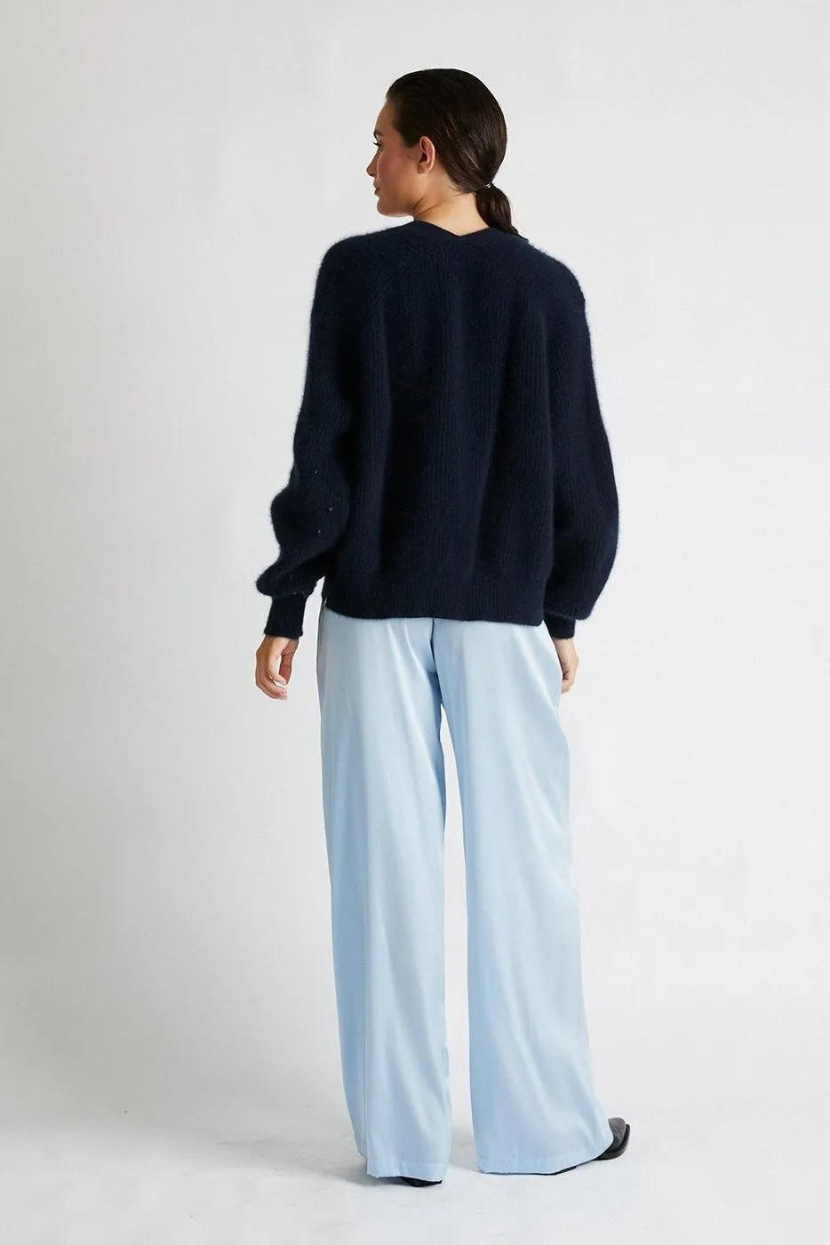   Beryll Lena Silk Pants | Baby Blue