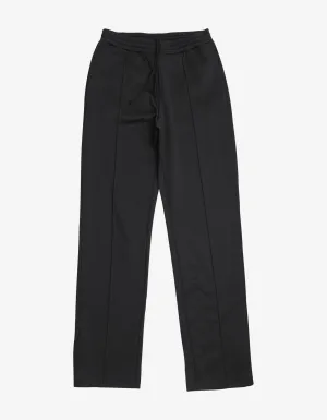 Black Nylon Blend VLTN Sweat Pants