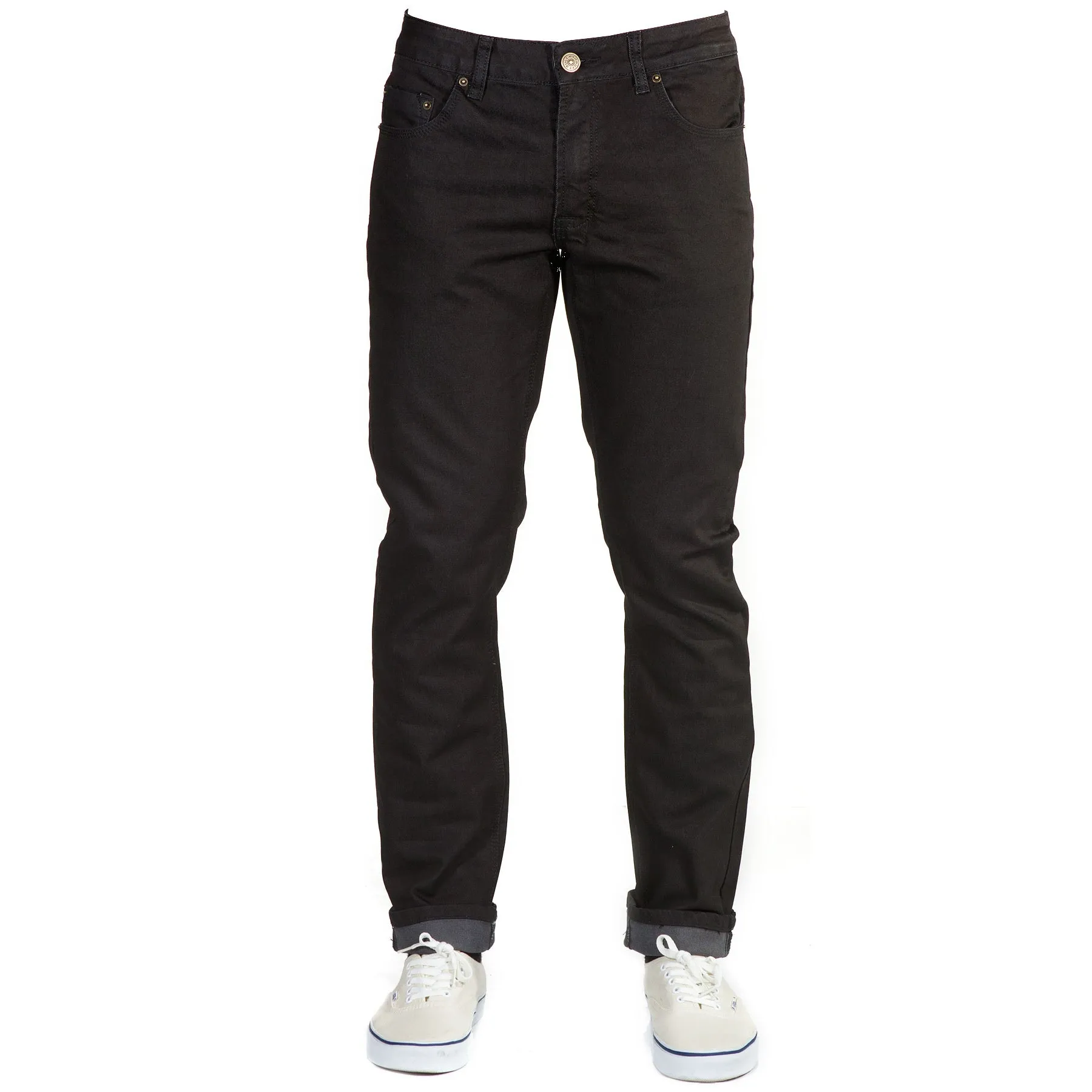 Mens Slim Fit Blackout Denim Jeans - 5th Generation