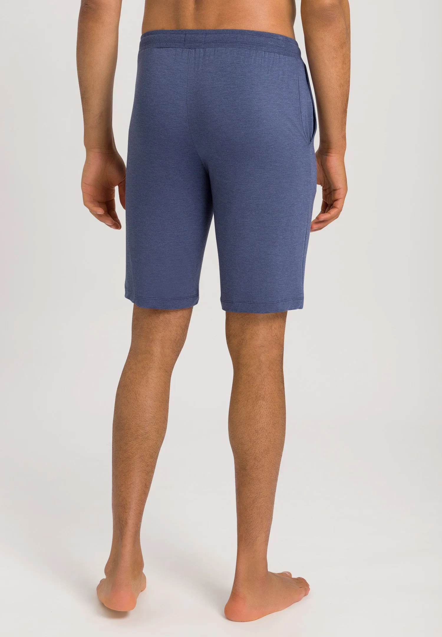 Casuals Drawstring Shorts | Slate Blue Melange 75039-2898