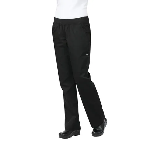 Chef Works PBN01WBLKM Chef's Pants