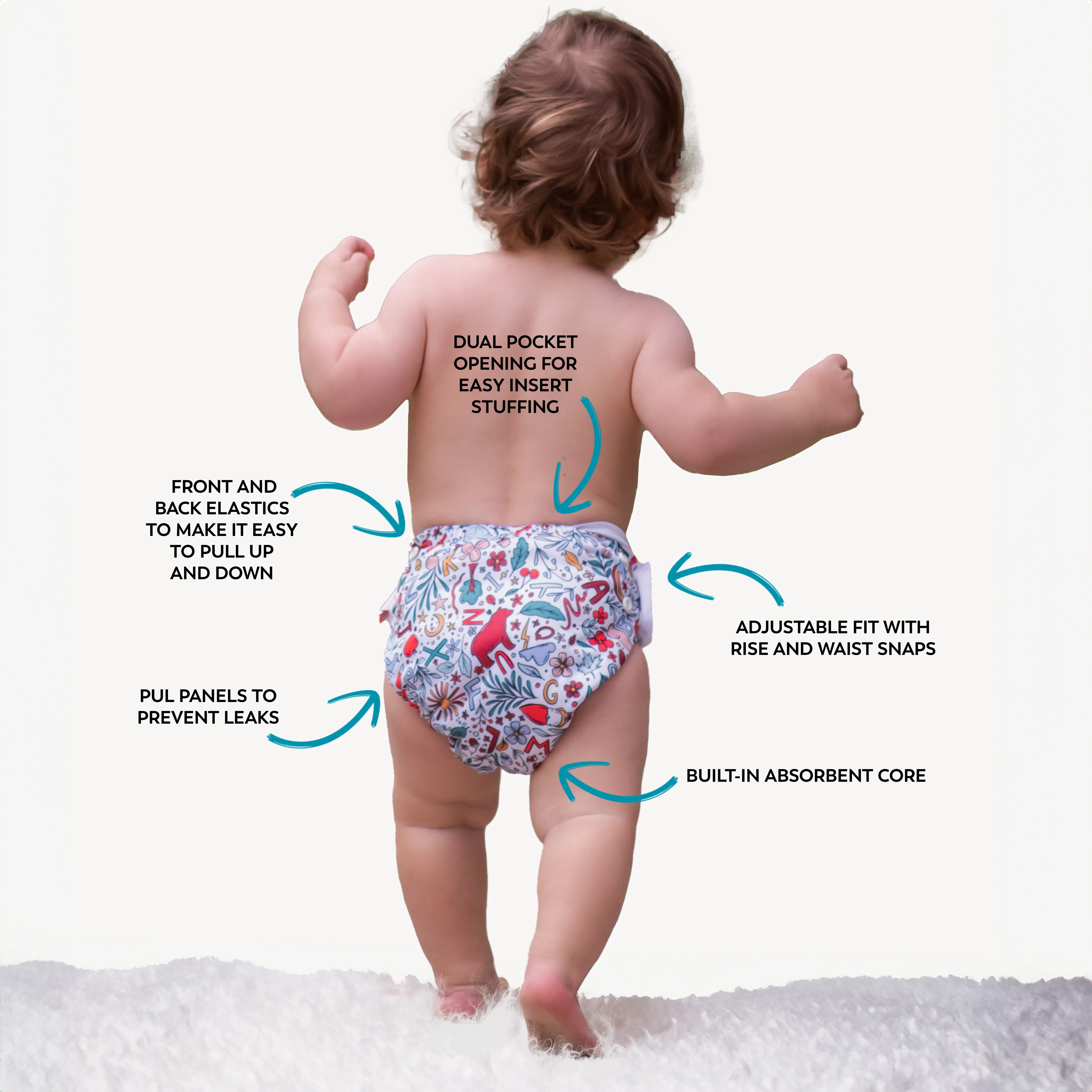 Cloth Pull-Up Nappy V2.0 | Space Out