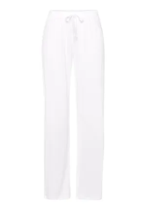 Cotton Deluxe Cotton Drawstring Pants | White 77955-101