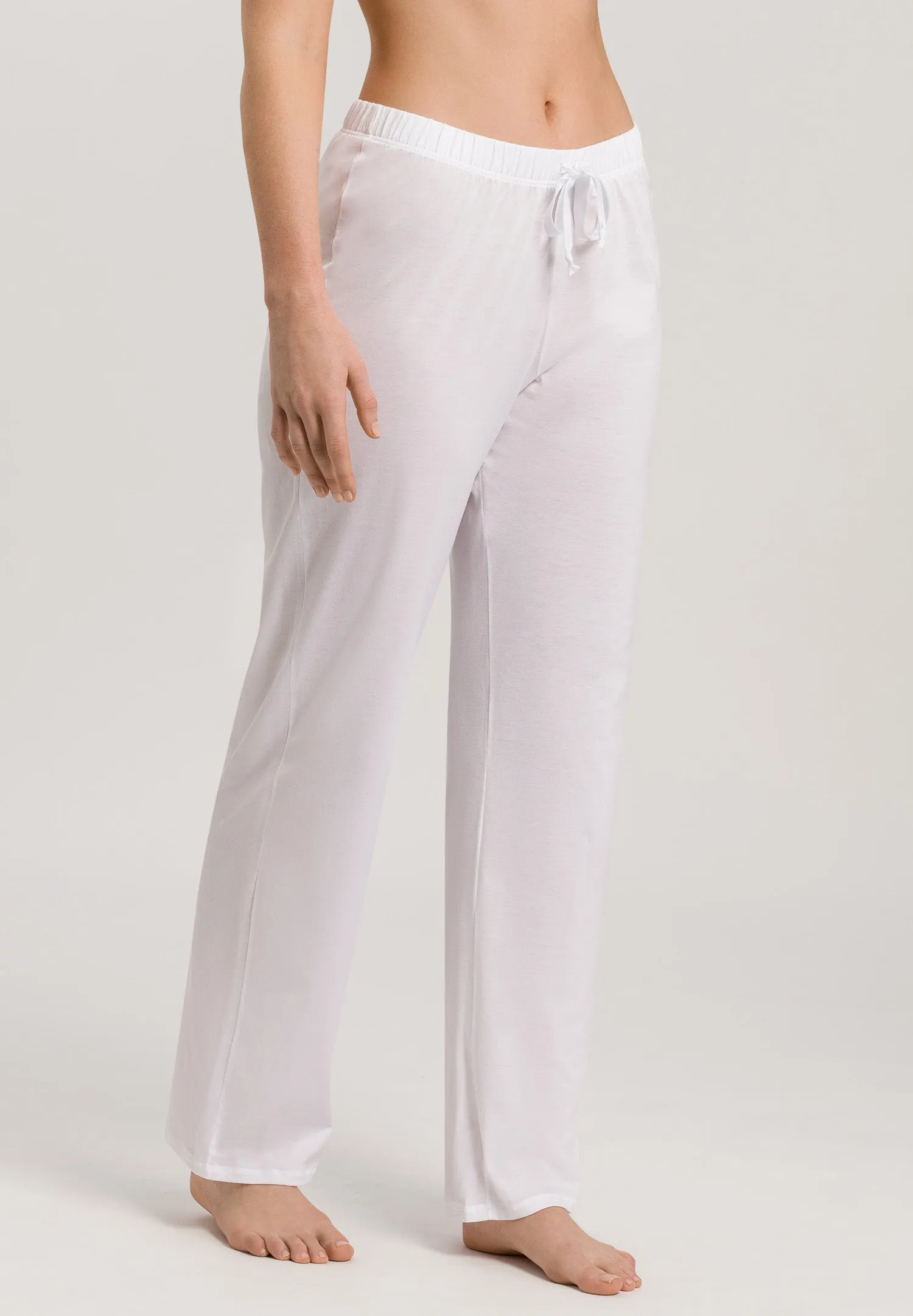 Cotton Deluxe Cotton Drawstring Pants | White 77955-101