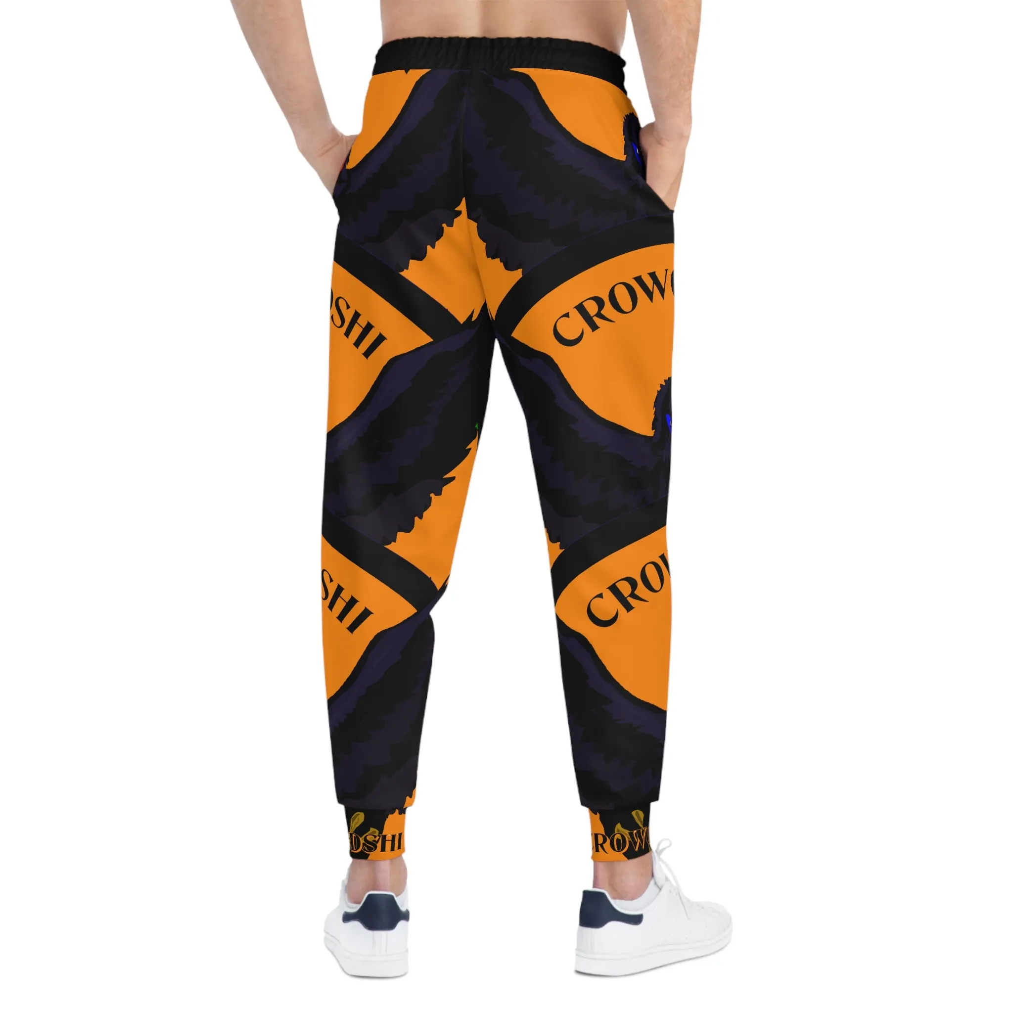 Crowgodshi 3rd GEN Athletic Joggers, ORANGE LOGO