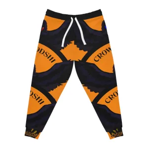 Crowgodshi 3rd GEN Athletic Joggers, ORANGE LOGO