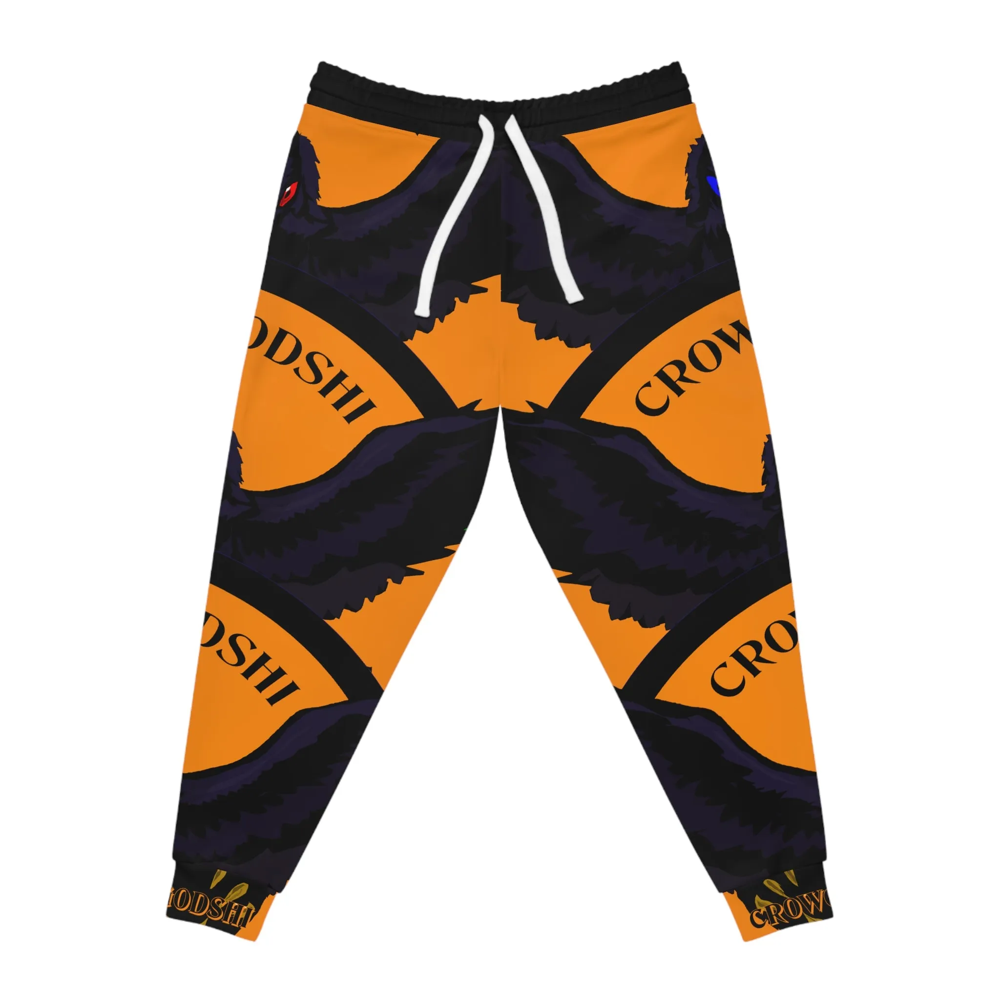 Crowgodshi 3rd GEN Athletic Joggers, ORANGE LOGO