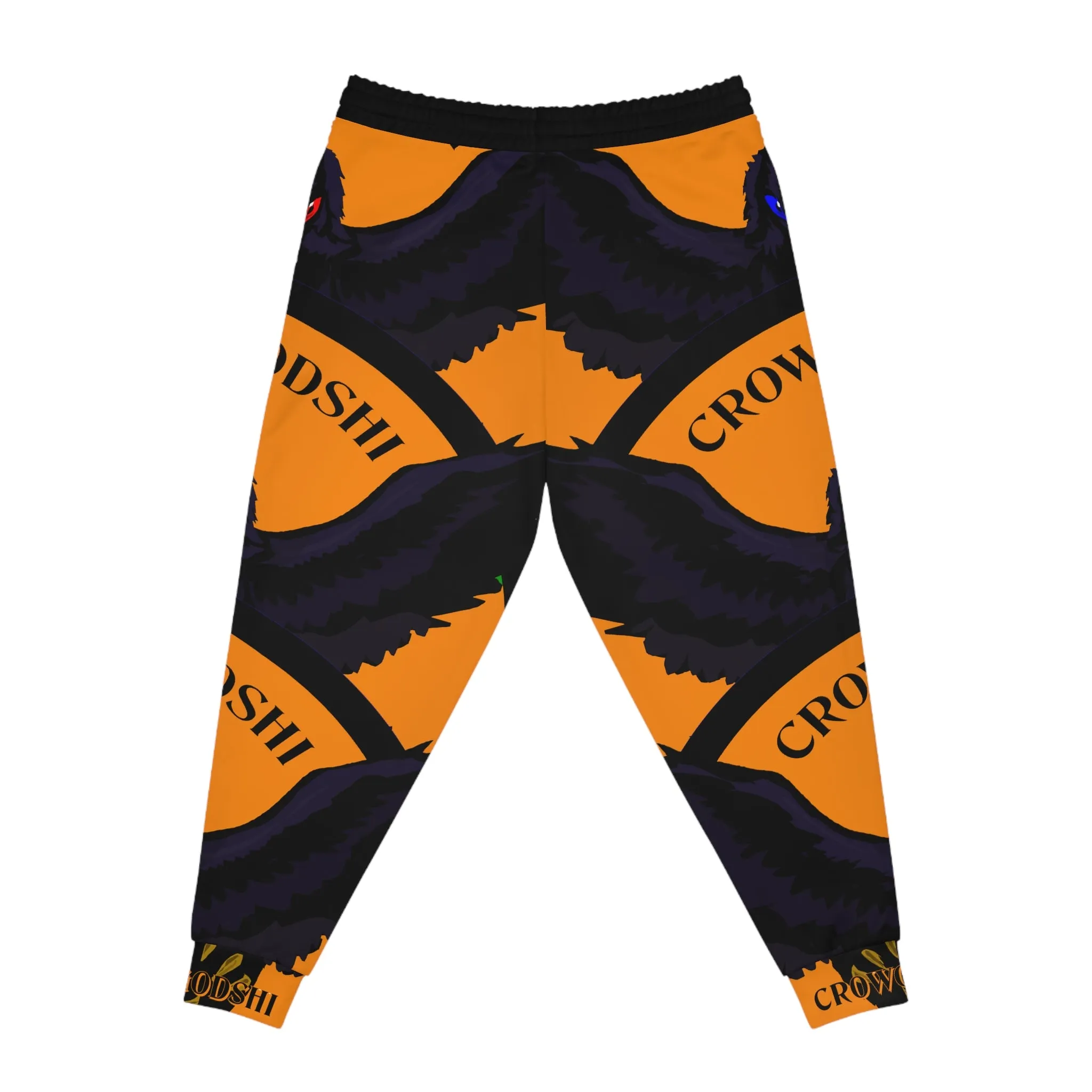 Crowgodshi 3rd GEN Athletic Joggers, ORANGE LOGO