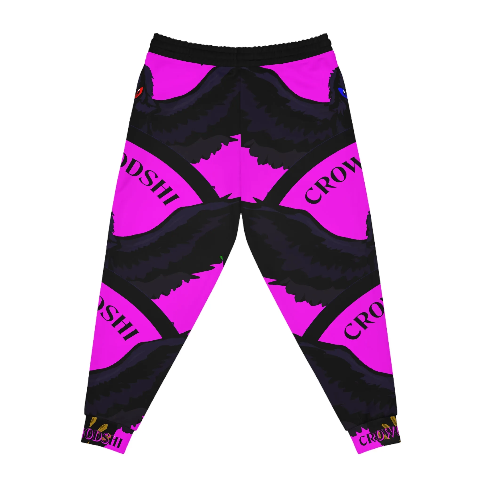 Crowgodshi 3rd GEN Athletic Joggers, PINK LOGO