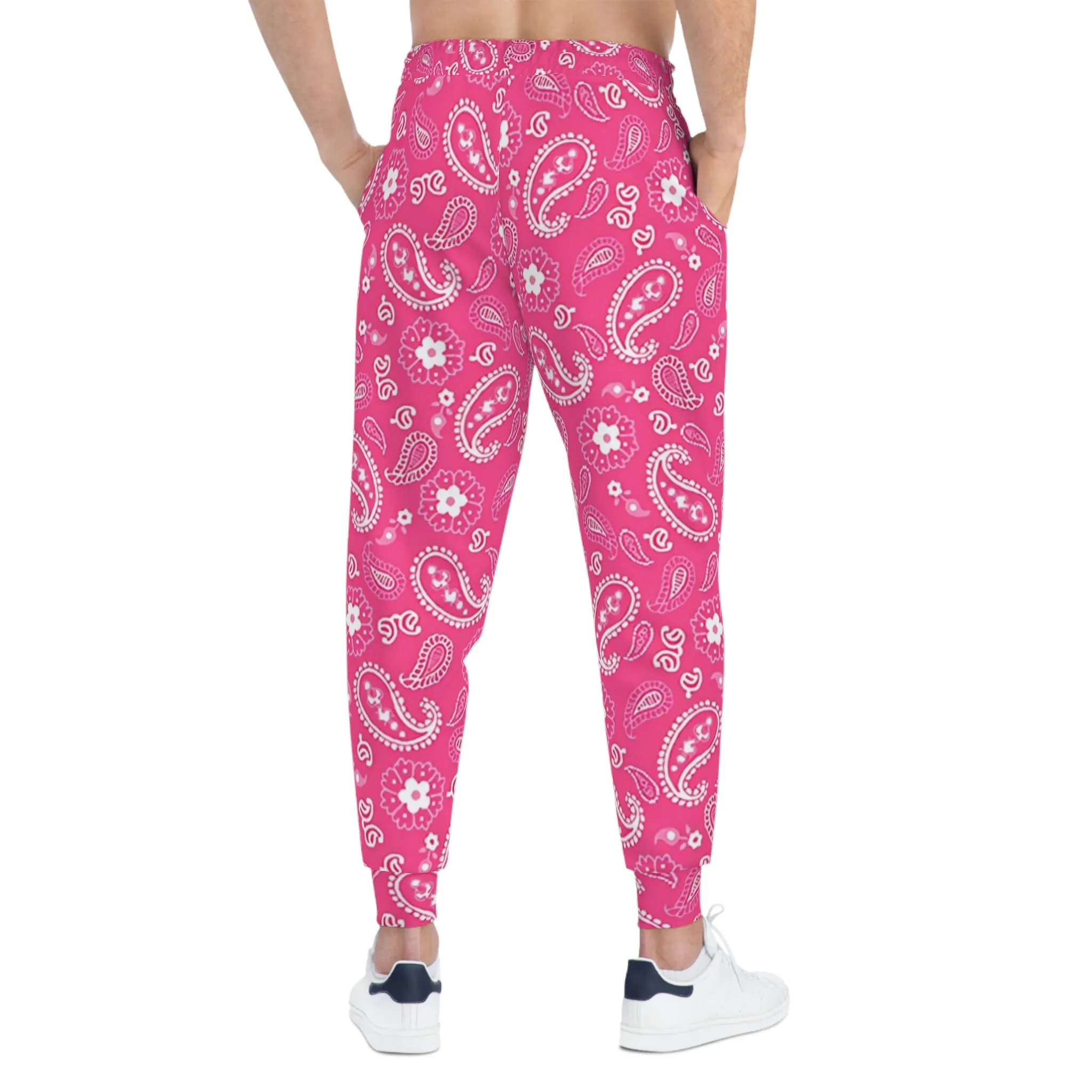 Crowgodshi Pink Colors Athletic Joggers