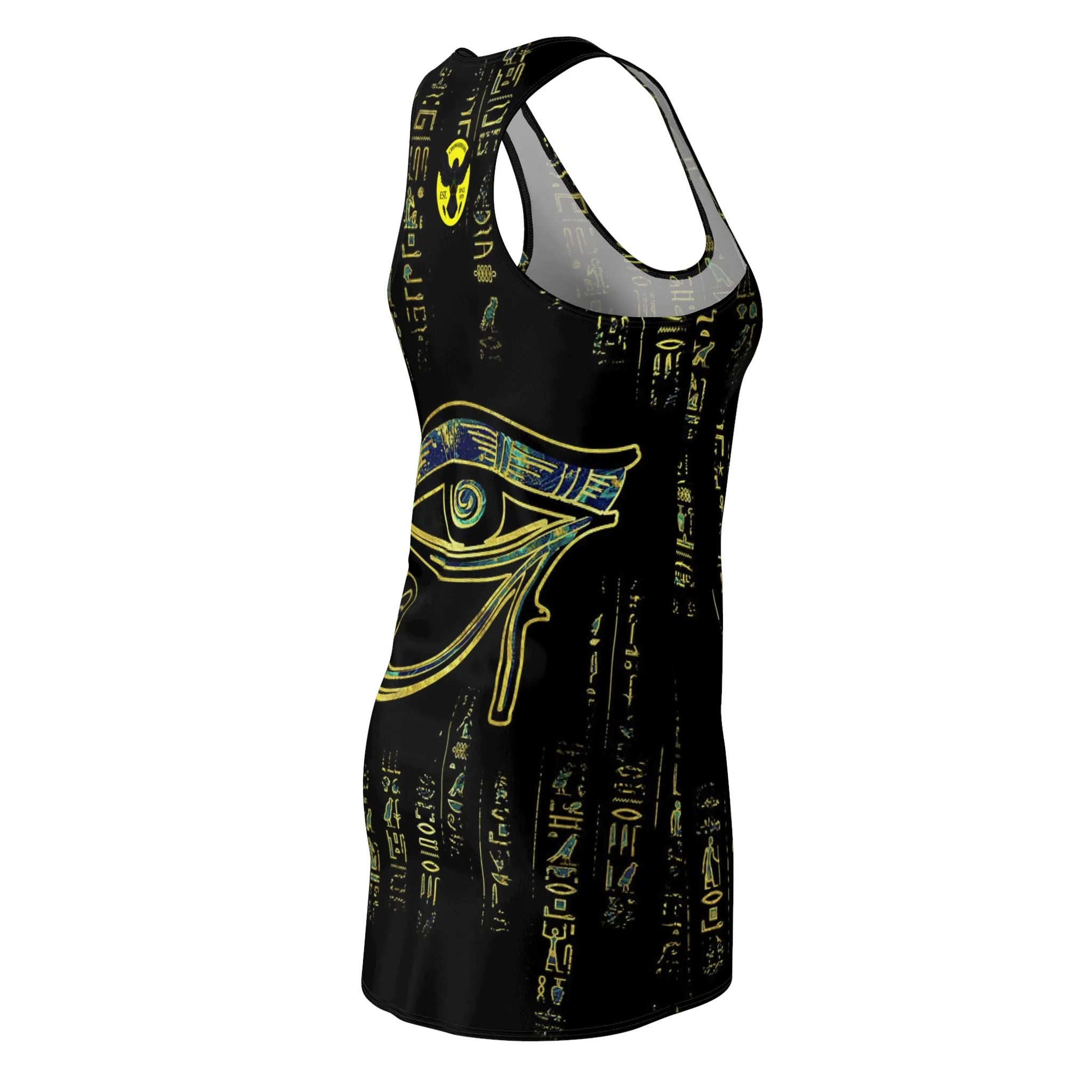 Crowgodshi Women's Eye of Horus Racerback Dress