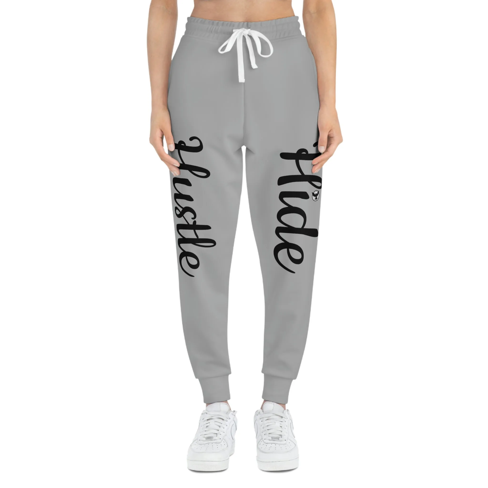 Crowgodshi's Hustle & Hide Joggers, LIGHT GREY