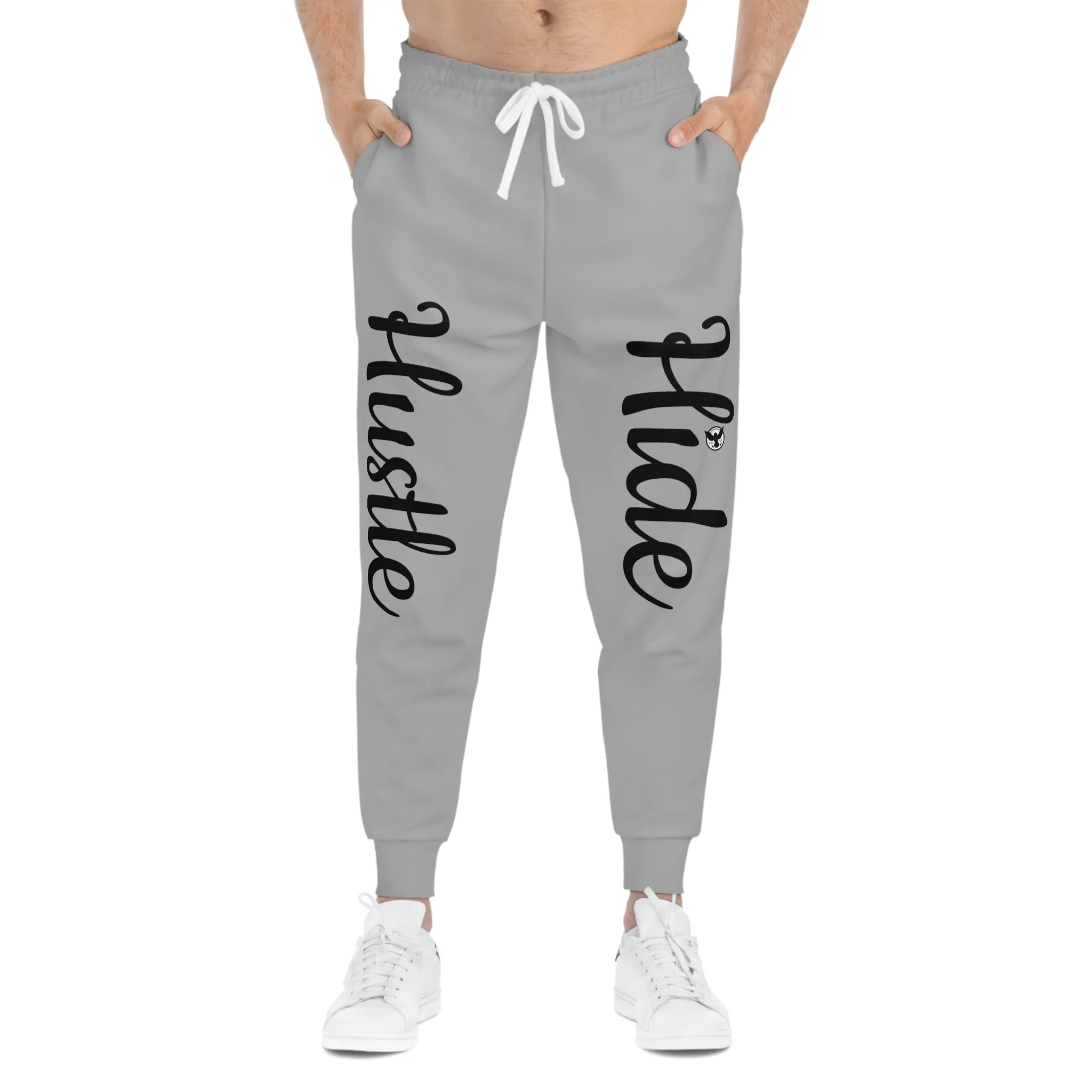 Crowgodshi's Hustle & Hide Joggers, LIGHT GREY