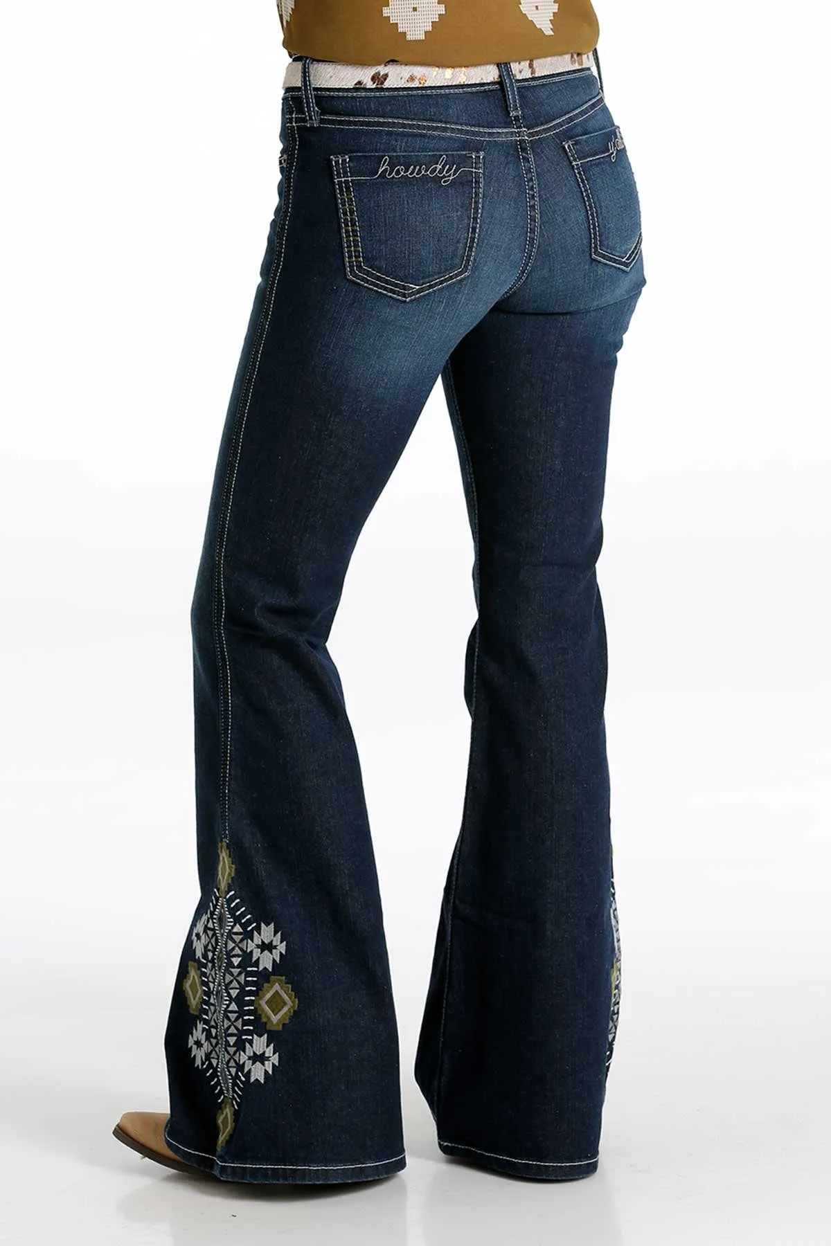 Cruel Denim Ladies Slim Fit Hannah Flare Jean - Rinse - CB70754071