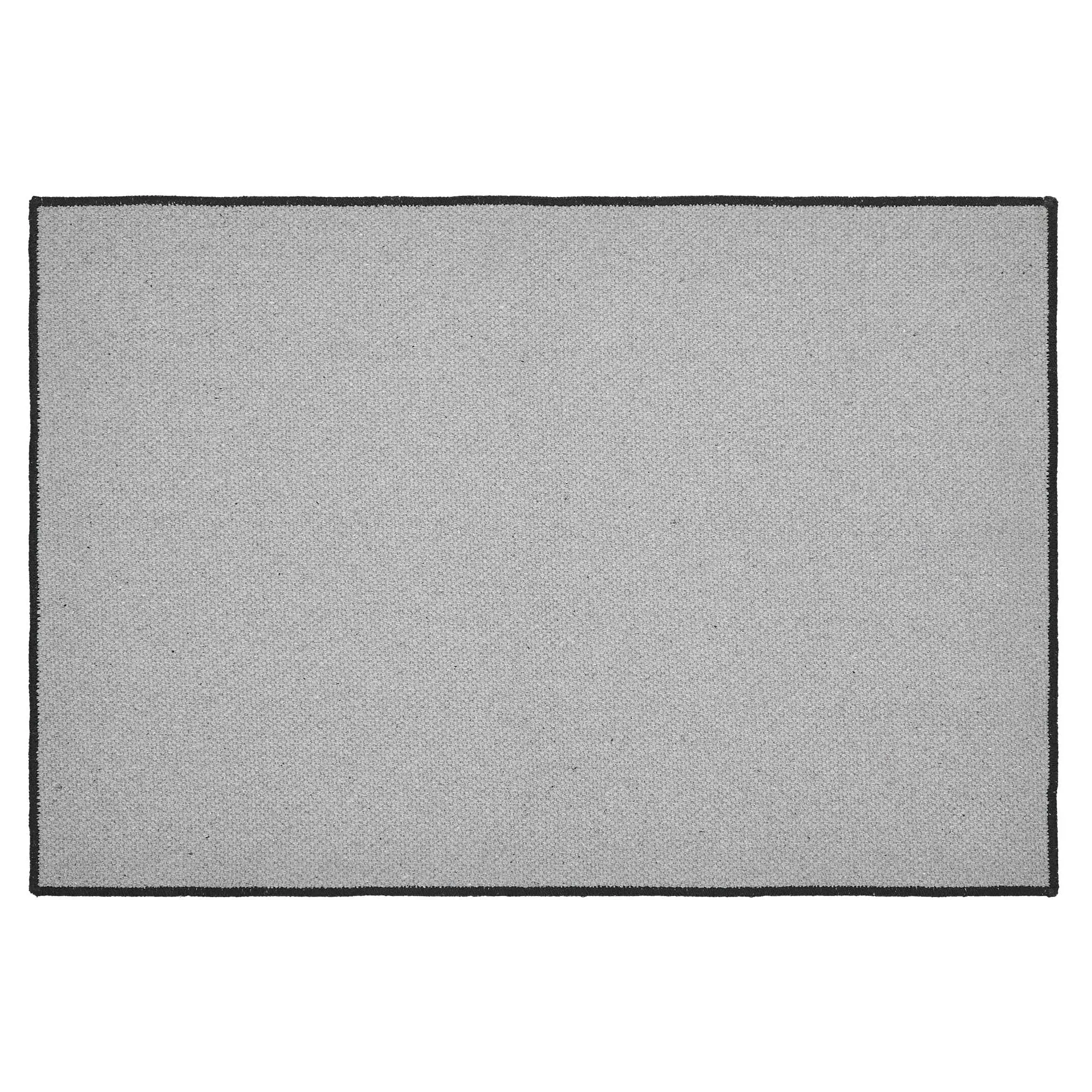 Custom House Black Tan Jacquard Polyester Bathmat 20x30