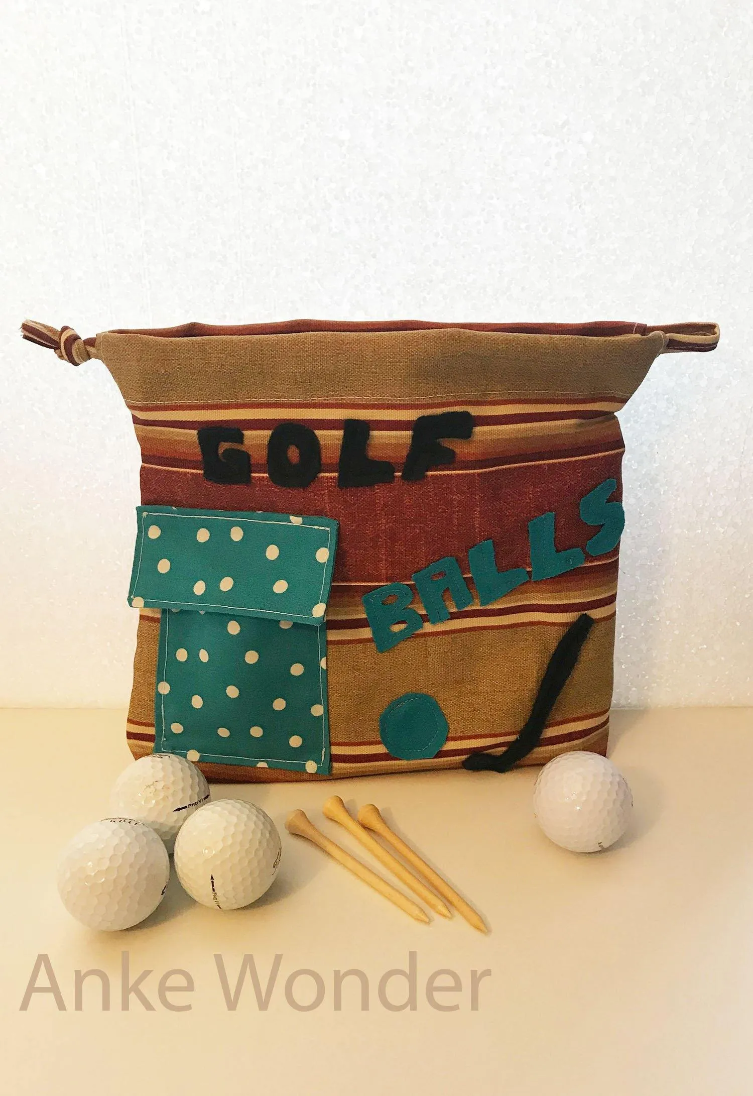 Drawstring Bag for Golf Balls