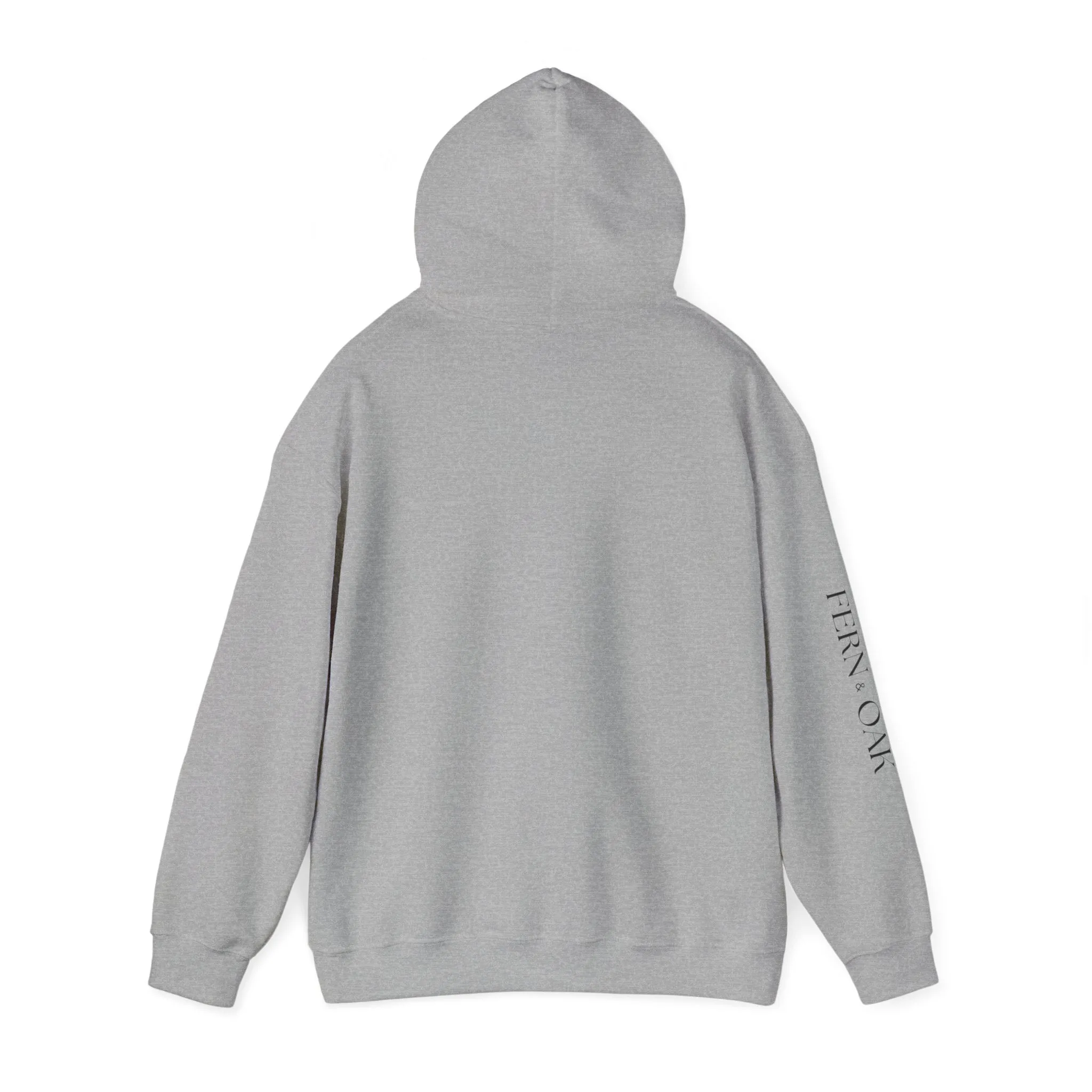 Fern and Oak Classic Unisex Hooded Sweatshirt - White Print