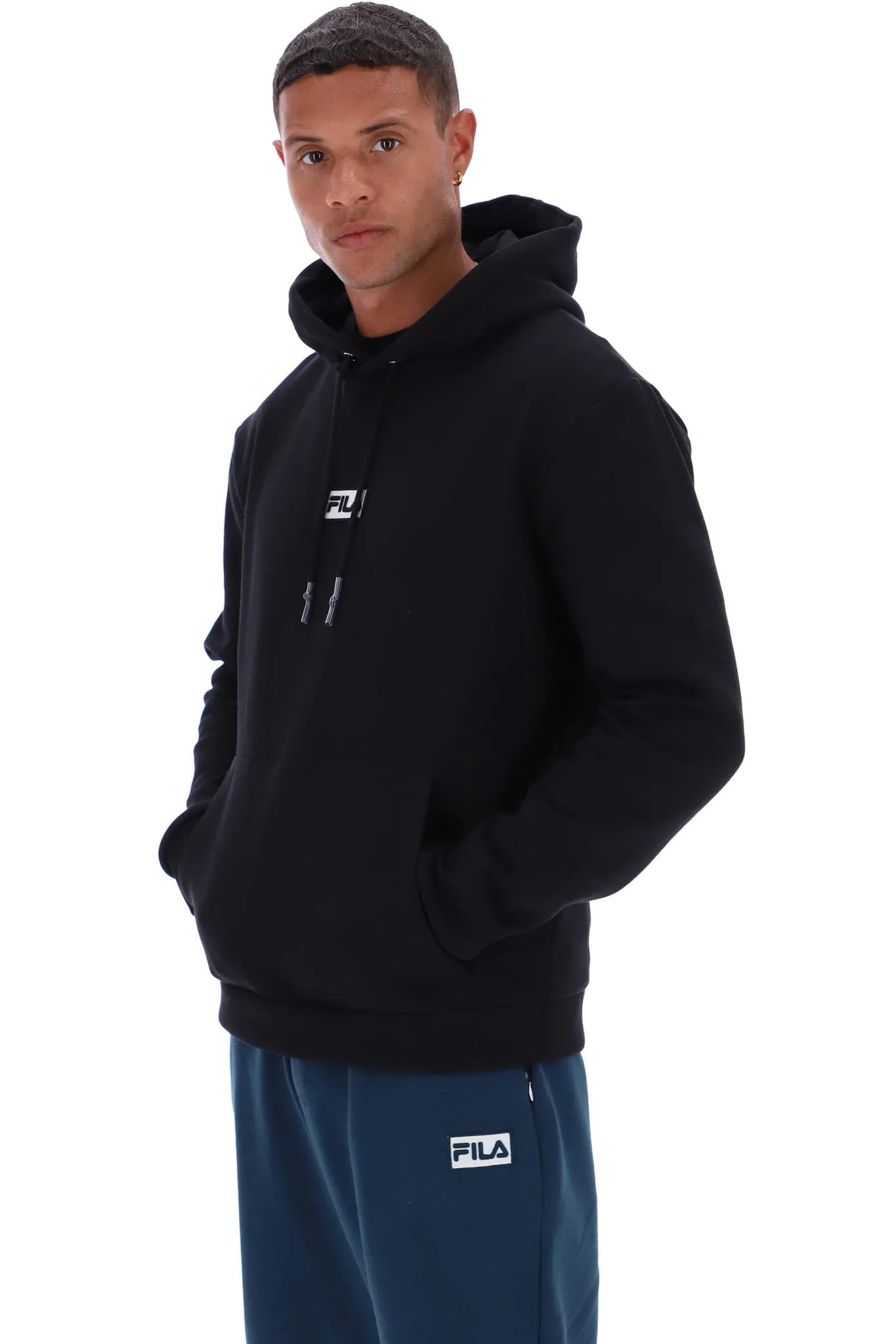 Fila Lance 2 Recycled Cotton Black Hoodie