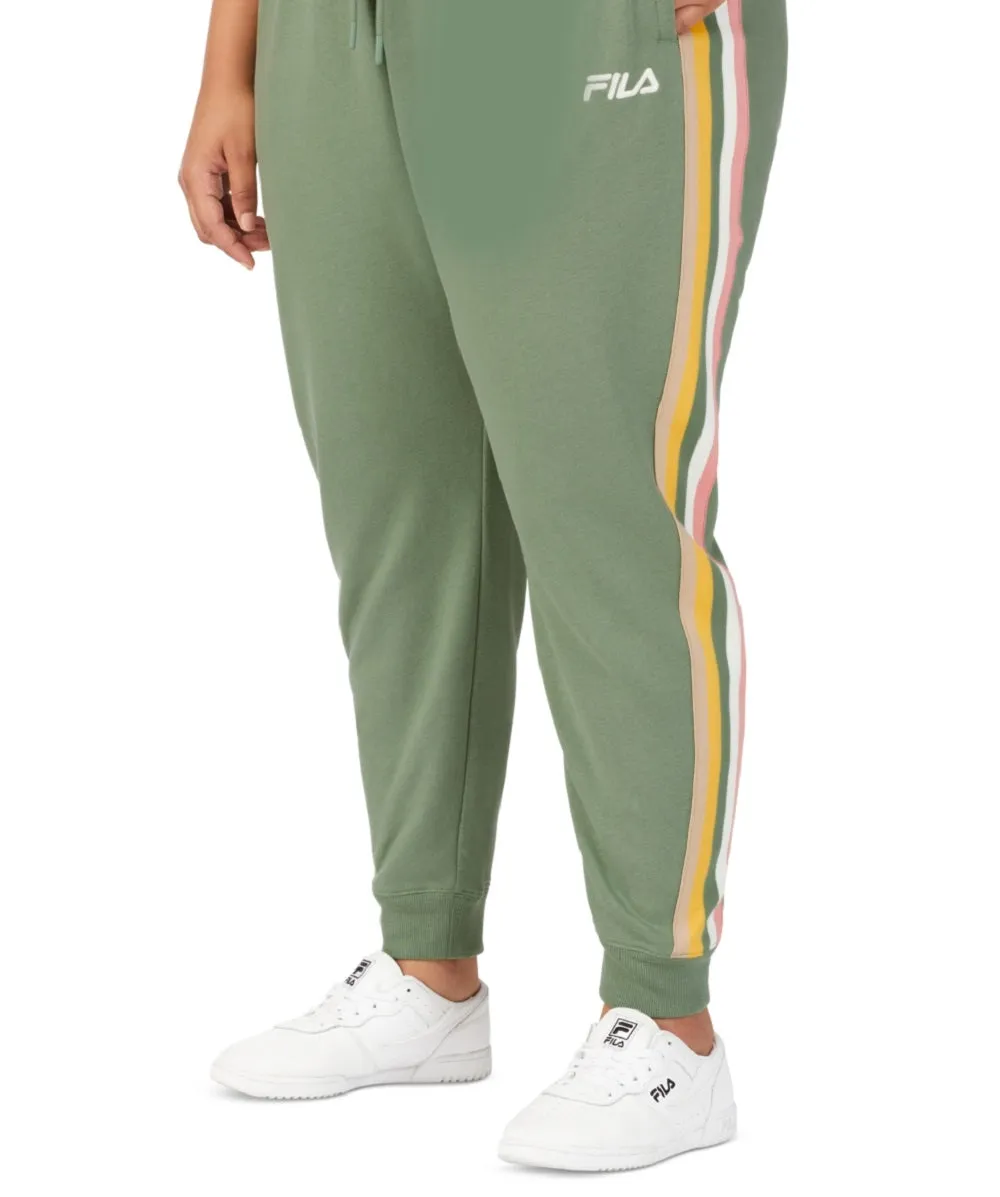 Fila Women's Clover Mid Rise Drawstring Jogger Green Size 3X