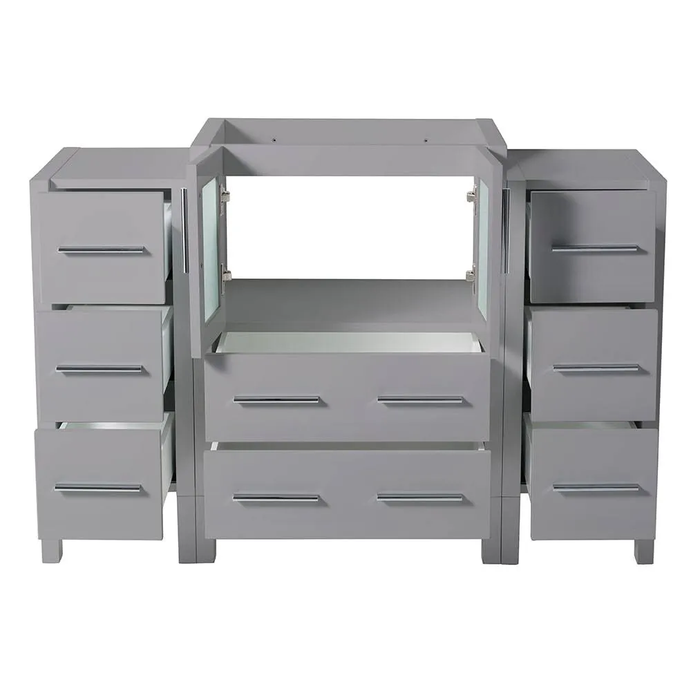 Fresca FCB62-122412GR Torino 48" Grey Modern Bathroom Cabinets