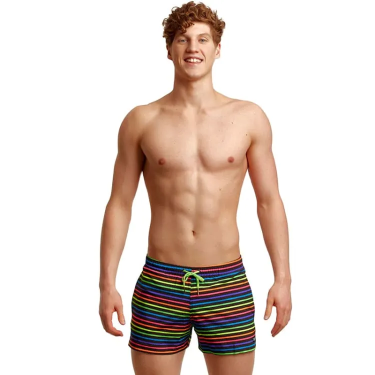 Funky Men Shorty Shorts-Bright Lights