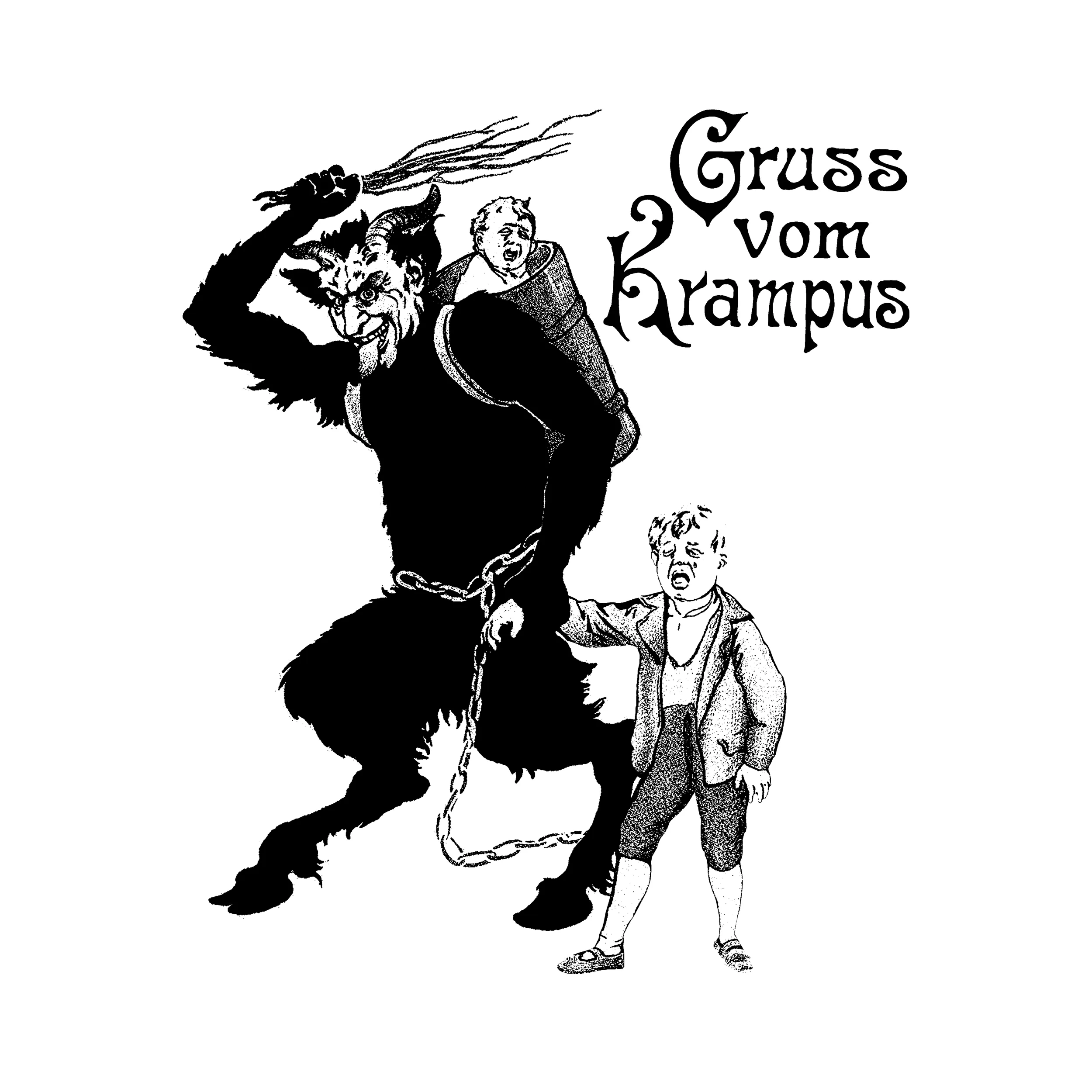 Gruss Vom Krampus Slim Fit Tee