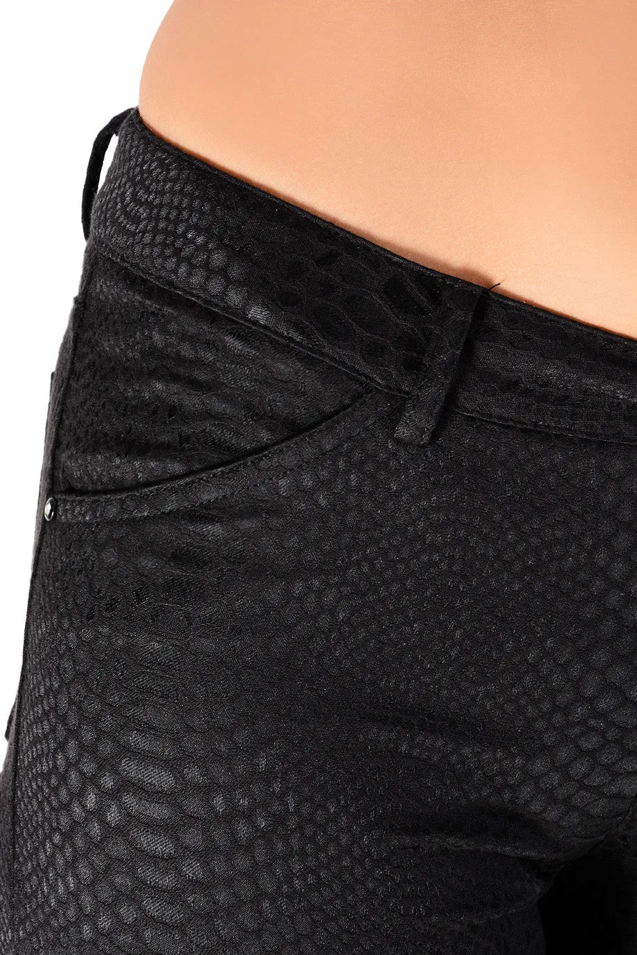 IRA Black Snake-Print Trousers - Optimized Product Title:

IRA Elegant Black Snake-Print Trousers for Sophisticated Style