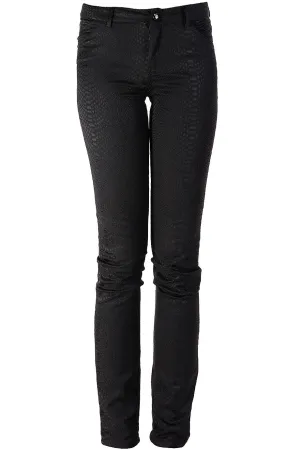 IRA Black Snake-Print Trousers - Optimized Product Title:

IRA Elegant Black Snake-Print Trousers for Sophisticated Style