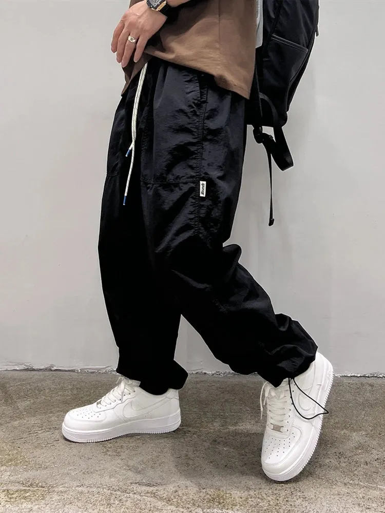 Japanese Streetwear Sweatpants Thin Casual Jogging Pants Joggers