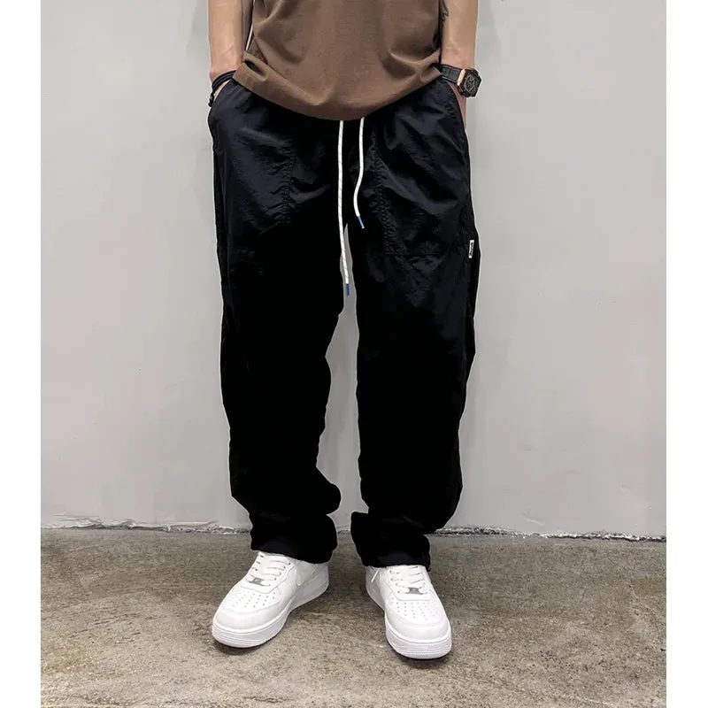 Japanese Streetwear Sweatpants Thin Casual Jogging Pants Joggers