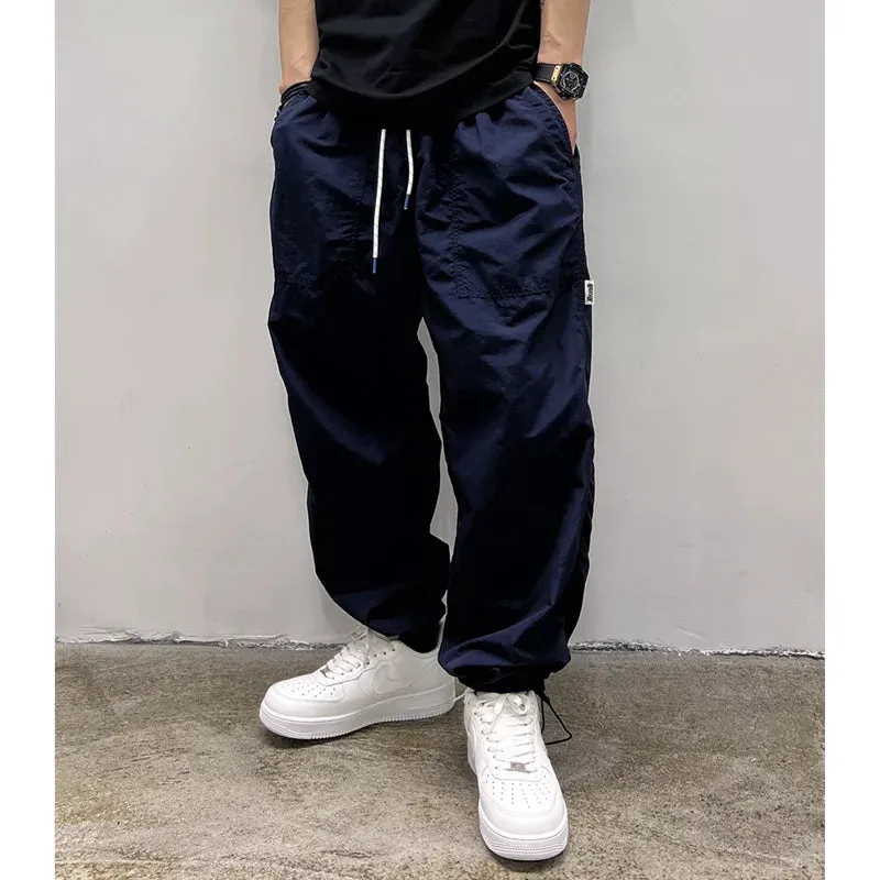 Japanese Streetwear Sweatpants Thin Casual Jogging Pants Joggers