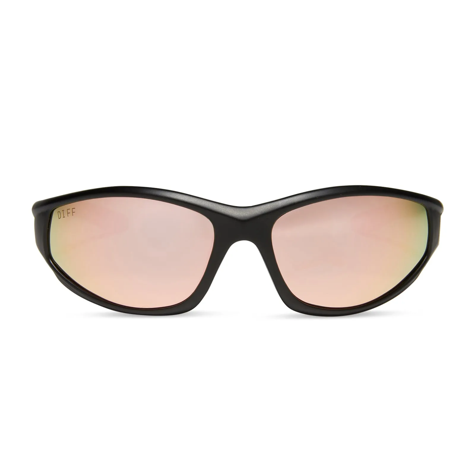 LIGHTNING - MATTE BLACK   PEACH MIRROR   POLARIZED SUNGLASSES