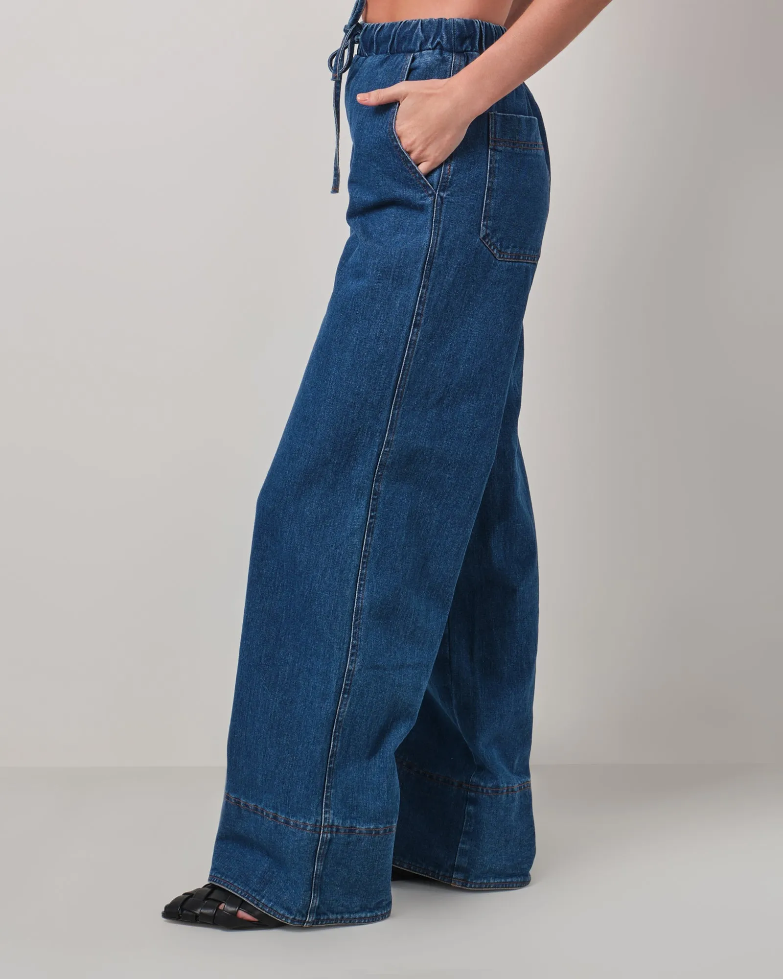 London Denim Pant - Denim