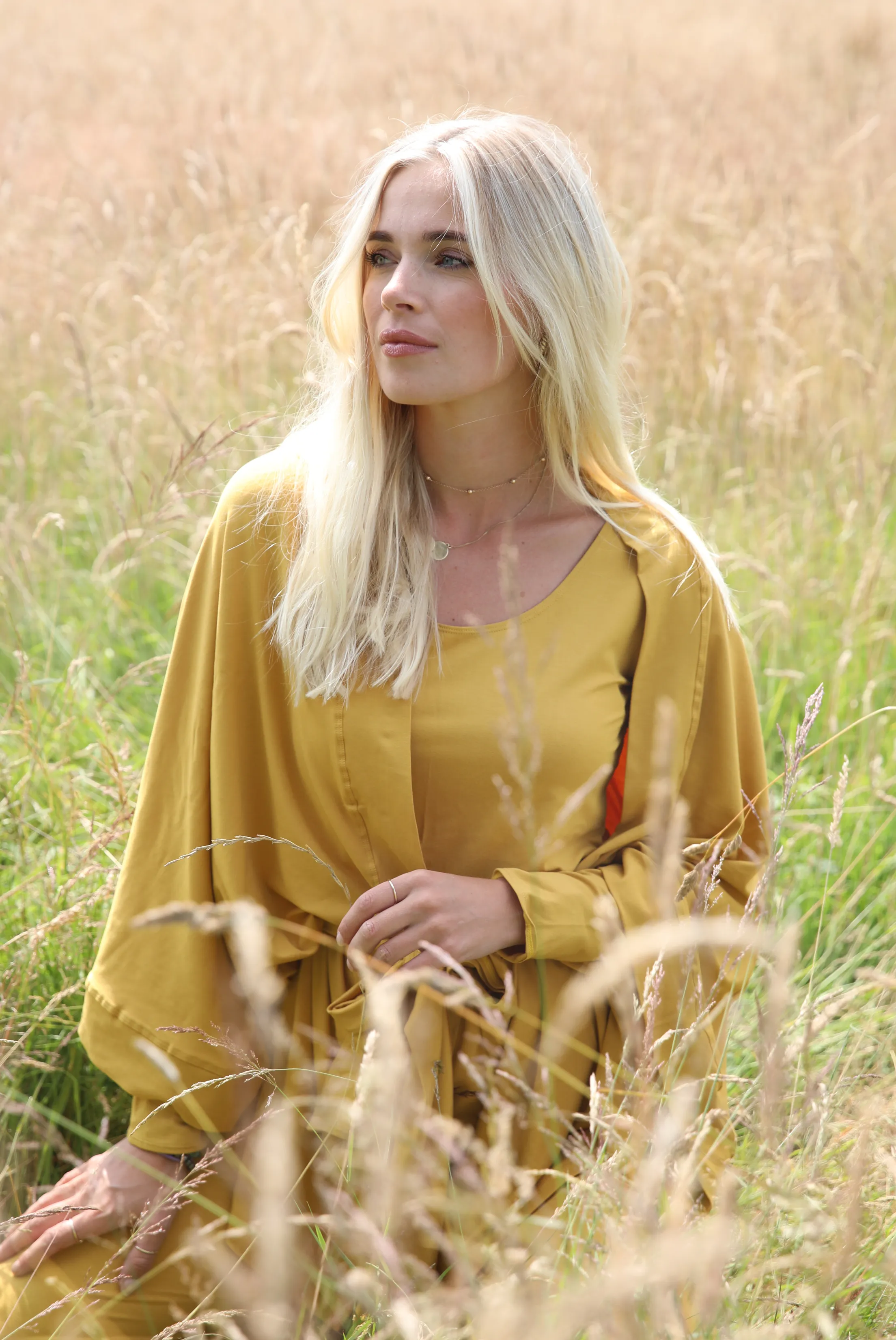 LONG SLEEVE TOP TIBETAN YELLOW