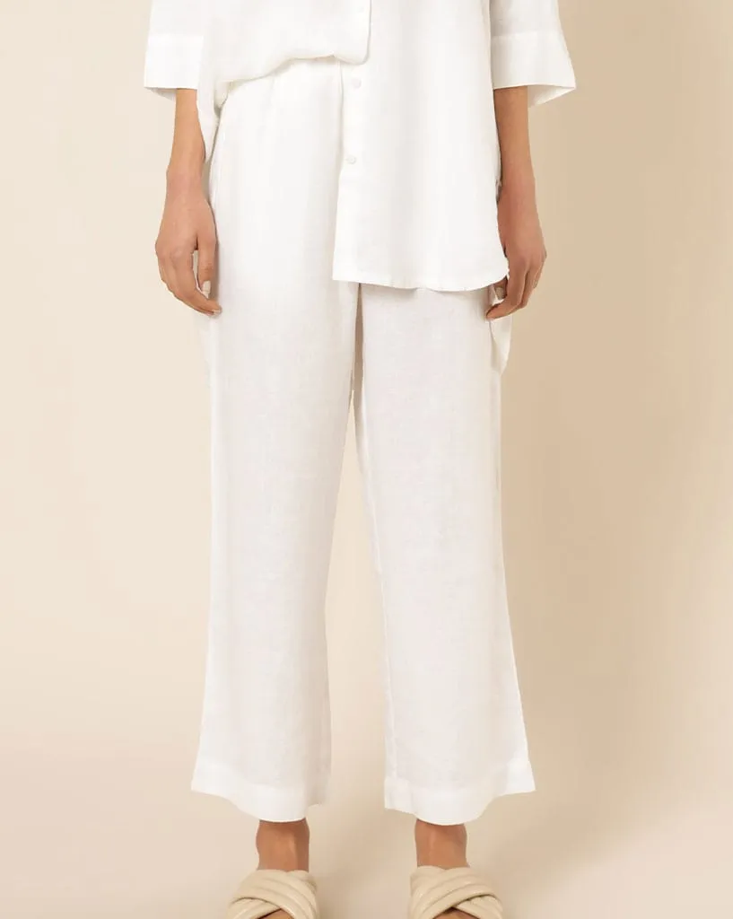 Lounge Linen Crop Pant