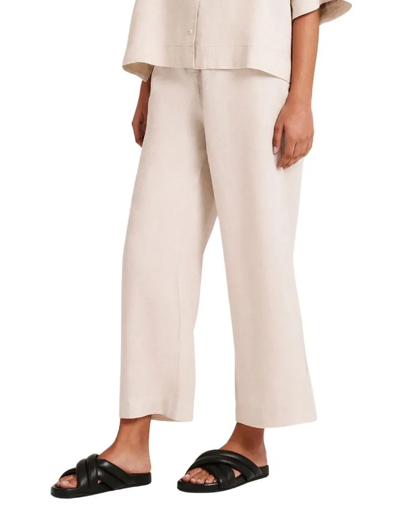 Lounge Linen Crop Pant