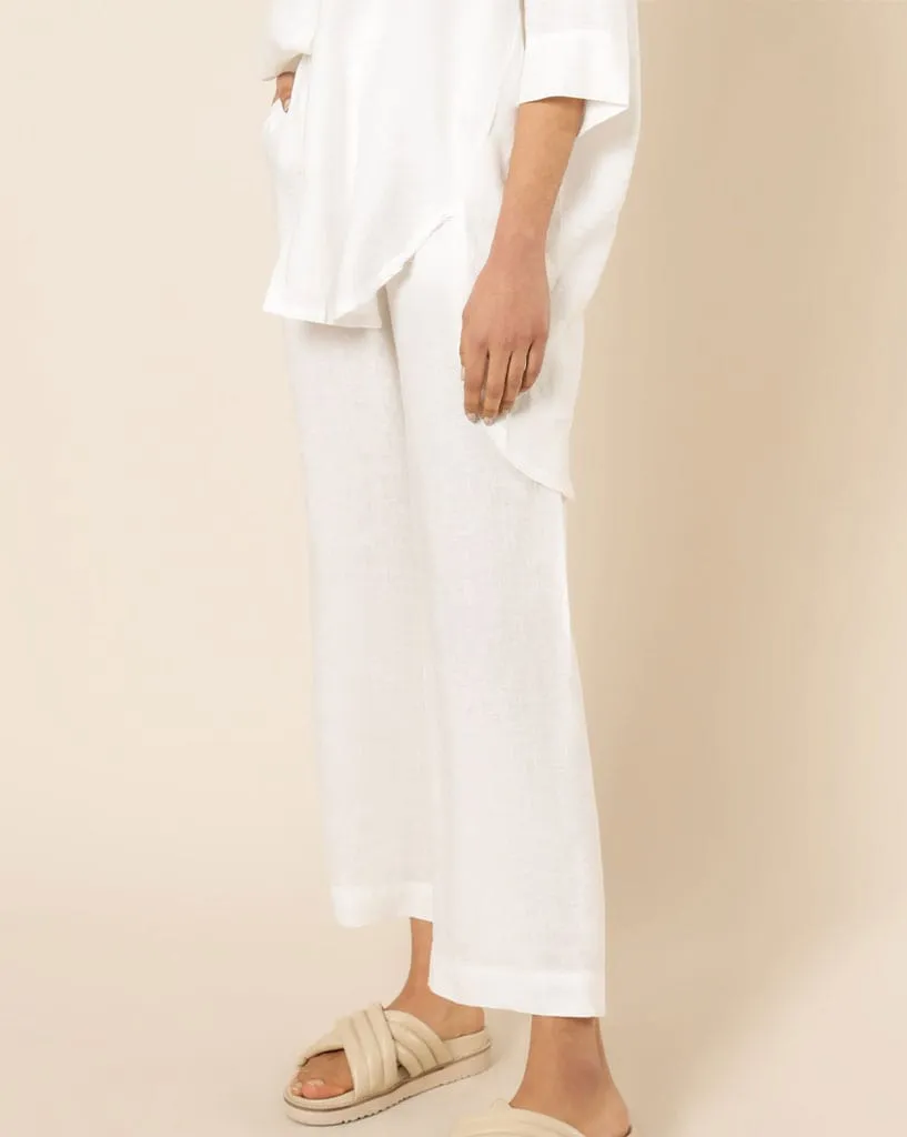 Lounge Linen Crop Pant