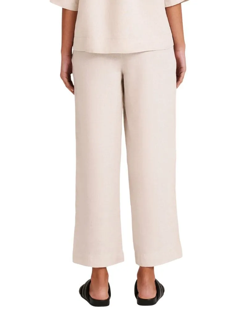 Lounge Linen Crop Pant