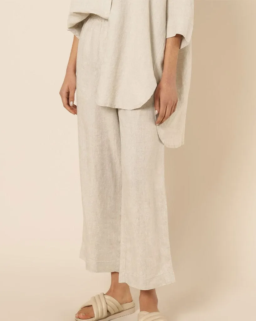 Lounge Linen Crop Pant