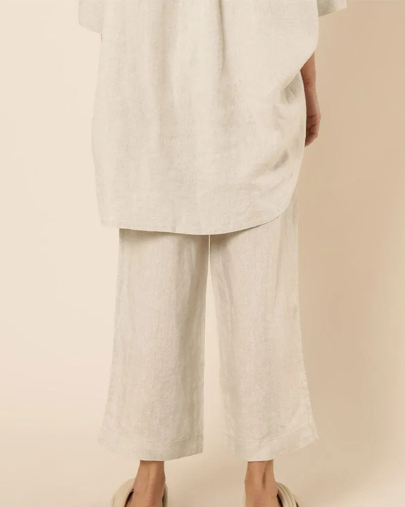 Lounge Linen Crop Pant