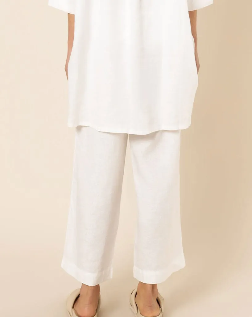 Lounge Linen Crop Pant