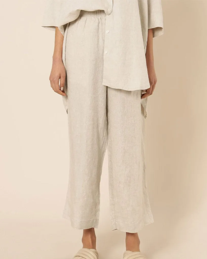 Lounge Linen Crop Pant